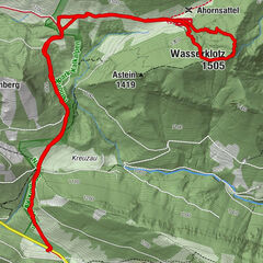 Hengstpass, von der Zickerreith zum Wasserklotz
