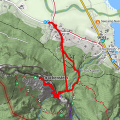 Drachenwand auf und abklettern