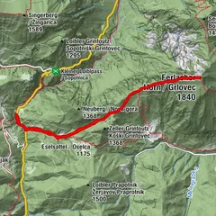 Ferlacher Horn von GH Deutsch Peter aus, Kärnten
