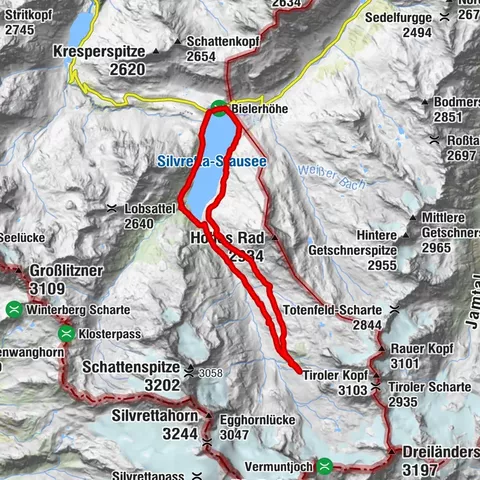Bielerhöhe Wiesbadener Hütte