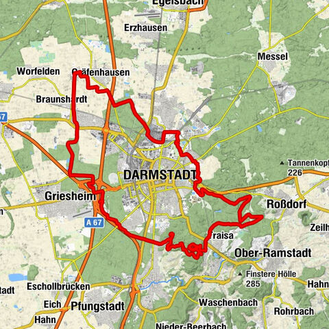 Schneppenhausen, Regierungsbezirk Darmstadt/Deutschland