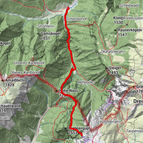 RAX - Gamsecksteig 1.Versuch 5. April 2025