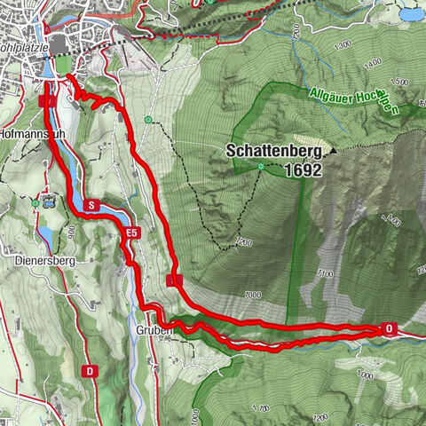 Oberstdorf, Schwaben/Deutschland