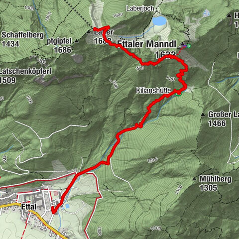 Ettal, Oberbayern/Deutschland