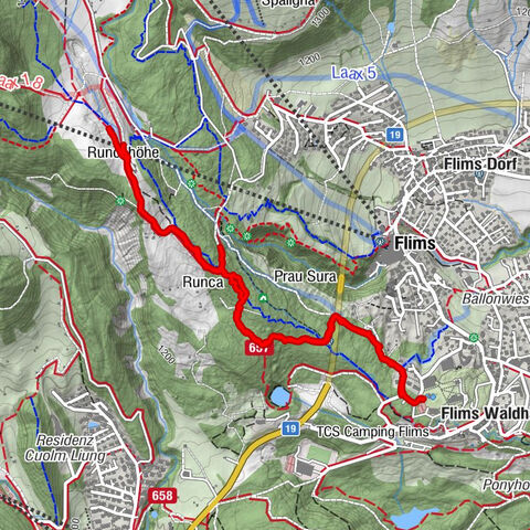 Flims, Grisons/Switzerland