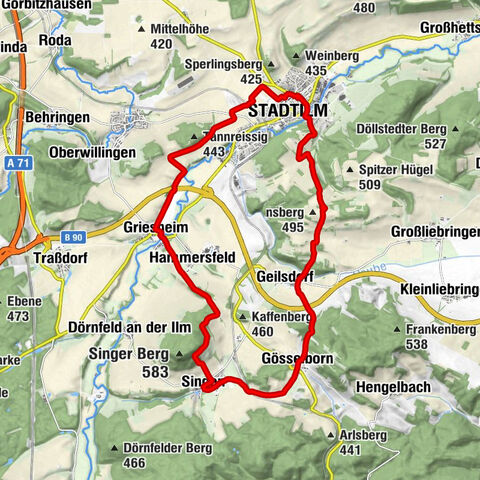 Stadtilm, Thüringen/Deutschland