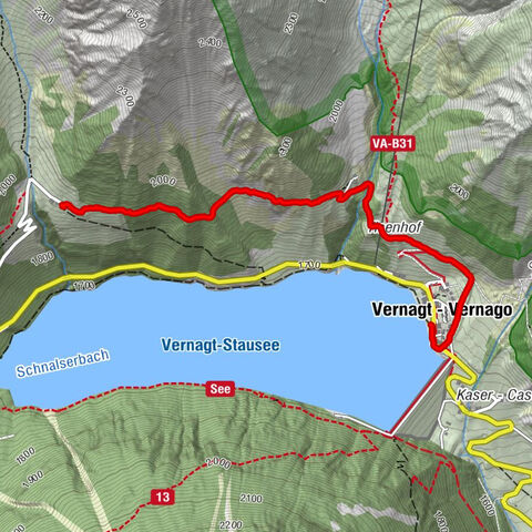 Herbstwanderung zum Vernagt Stausee im Schnalstal, Teil 2