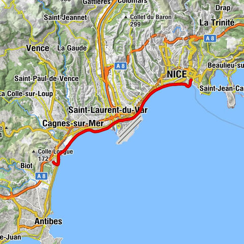 Nizza, Provence-Alpes-Côte d'Azur/Frankreich