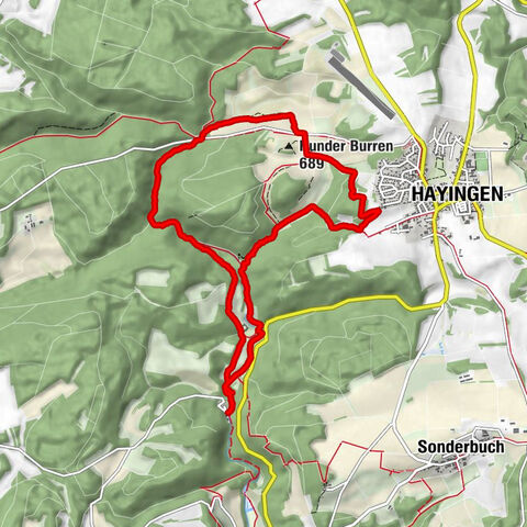 Hayingen -hochgehschätzt Premiumweg