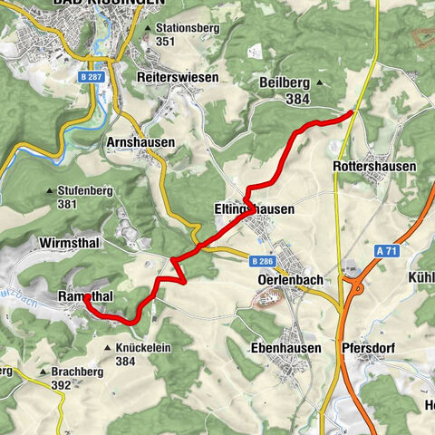 Ramsthal, Bayern/Deutschland