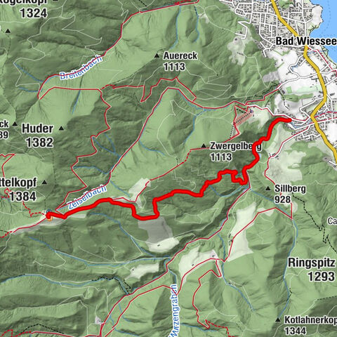 Wandern, Bad Wiessee zur Aueralm
