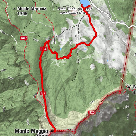 passo Coe ,monte maggio