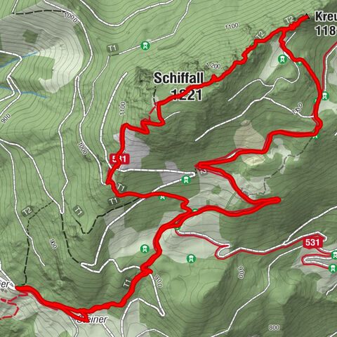 Kreuzkogel-Schifall
