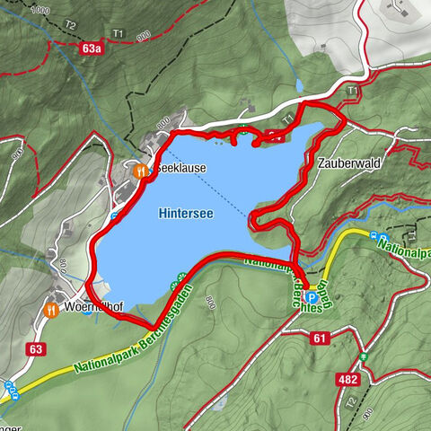 Einmal um den Hintersee