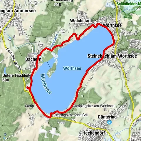 Wörthsee, Oberbayern/Deutschland