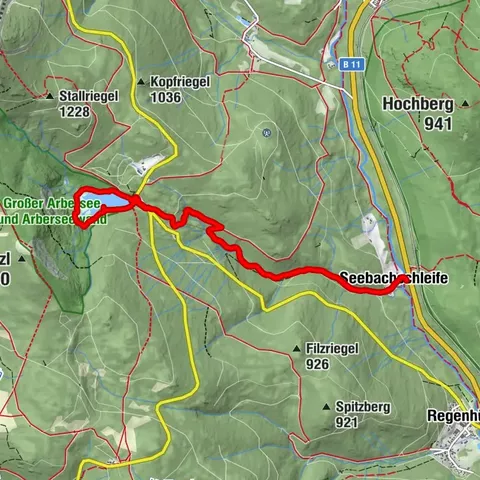 Seebachschleife, Niederbayern/Deutschland