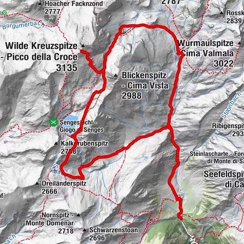 Wildekreuzspitze 3132m mit Rudi