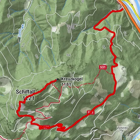 Kreuzkogel, Steiermark/Österreich