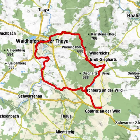 Thayatal Runde Göpfritz an der Wild