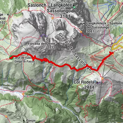 Campitello di Fassa, Trentino-Alto Adige/Italia