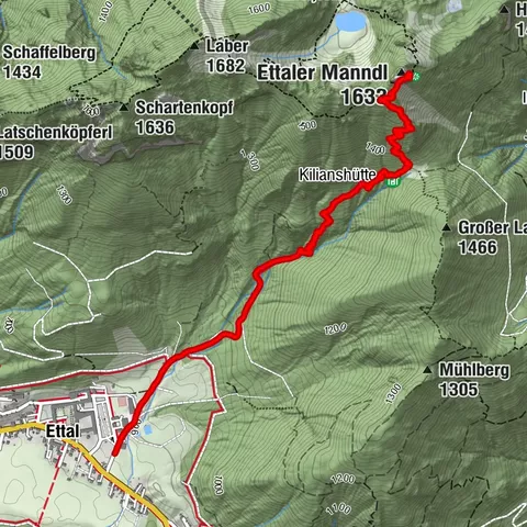 Ettal, Oberbayern/Deutschland