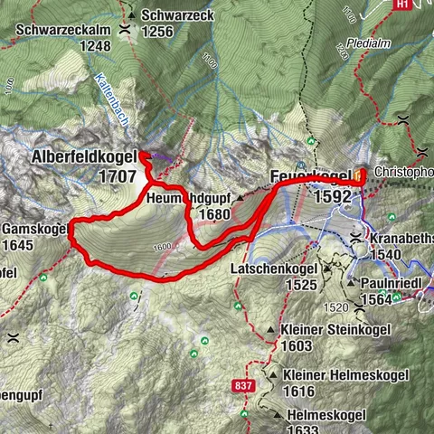 Feuerkogel, Oberösterreich/Österreich