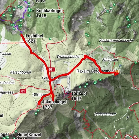 Reichenau an der Rax Gehen