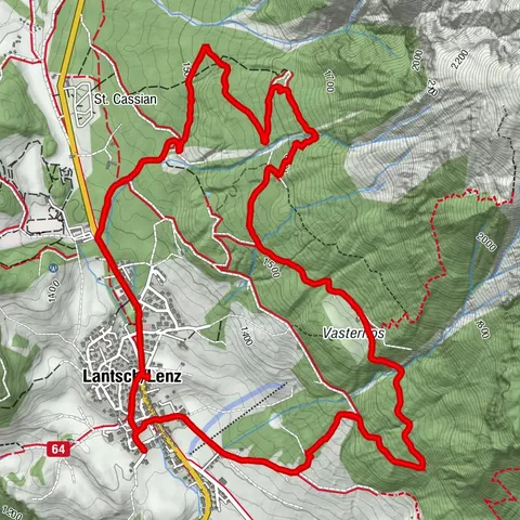 Lantsch/Lenz, Graubünden/Schweiz