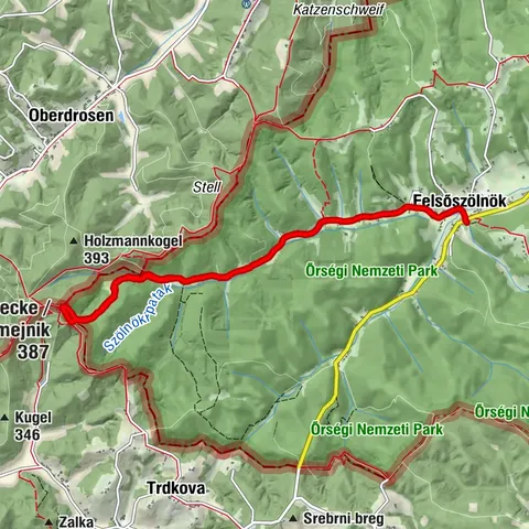 Dreiländerecke / Hármashatárkő / Tromejnik, Slovenija