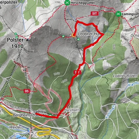 Vordernberg Chůze