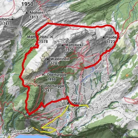 Amden, St. Gallen/Schweiz