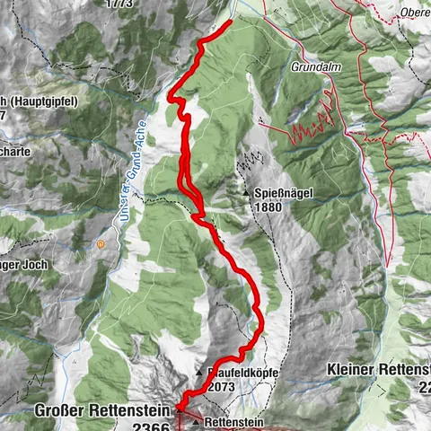 Großer Rettenstein Kreuzgipfel, Tirol/Österreich