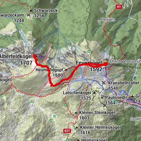 Alberfeldkogel, Oberösterreich/Österreich