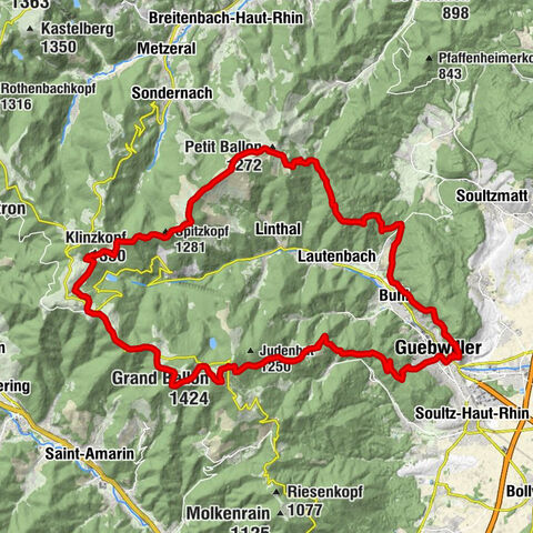 Grand Ballon route in 3 days