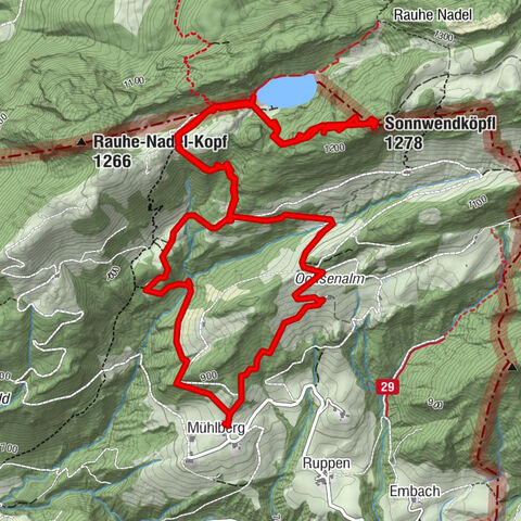 Mühlberg Taubensee Sonnwendköpfl