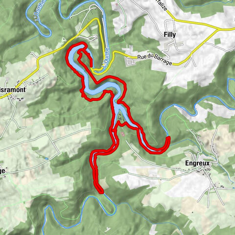 Promenade de deux Ourthes - lac Nisramont