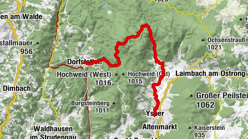 Ysper-Weitental Rundwanderweg Etappe 3