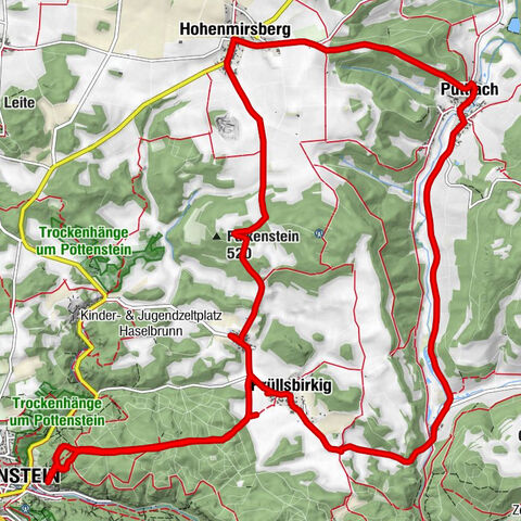 Prüllbirkig, rund um Pottenstein