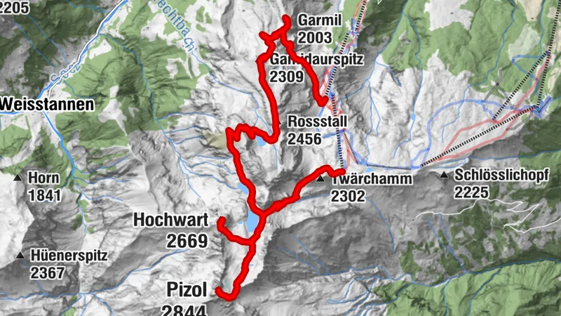Summit quartet at Pizol