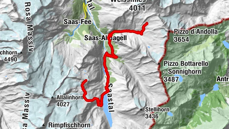 Stage 3: Almagellerhütte – Britannia Hut