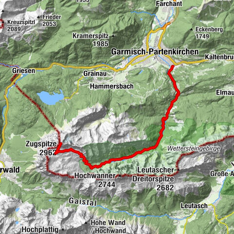 Garmisch/ Reintal/ Zugspitze