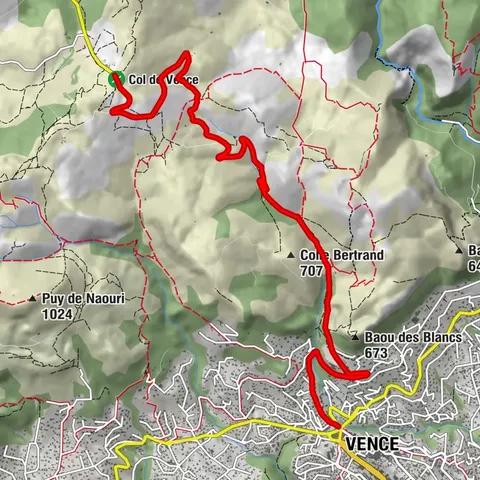 Col de Vence climb