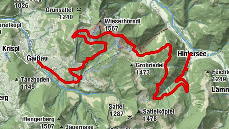 TG26 Gaissau-Hintersee CURRENTLY CLOSED DUE TO LOGGING WORKS