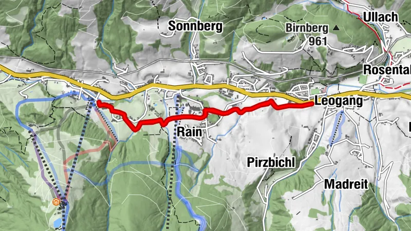 White Path (Leogang town center - Asitzbahn valley station)