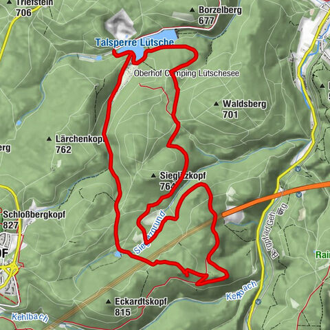 Circular Hiking Route - Lütsche-Flößgraben - Thuringian Forest