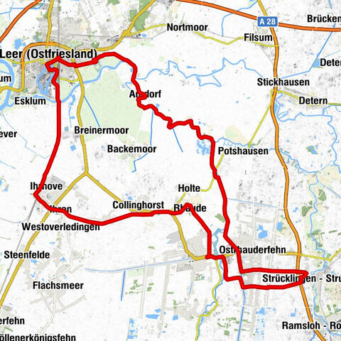 Tour nach Leer und zurück