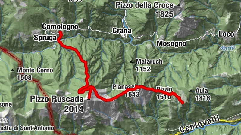 Comologno-Monte Comino