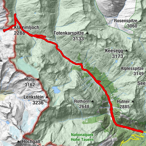 Erlsbach Almenrunde zum Klammljoch