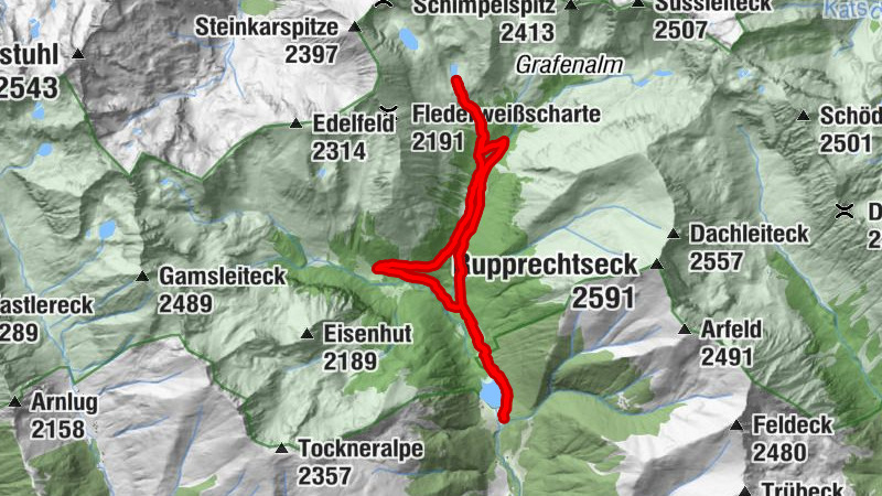 Etrachsee - Wildkarrsee