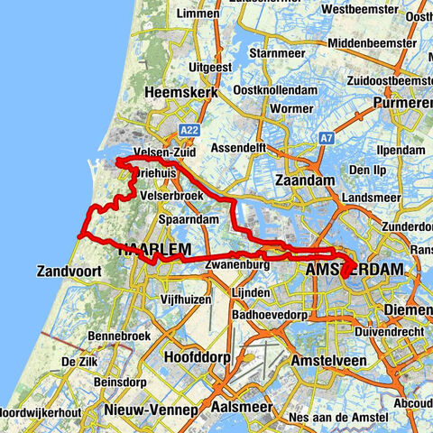 Ijmuiden - Amsterdam Haarlem bloomendaal